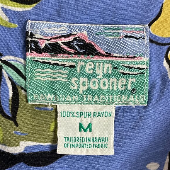 Reyn Spooner Womens Medium Hawaiian Spaghetti Strap Dress Sleeveless Mini - Picture 3 of 8